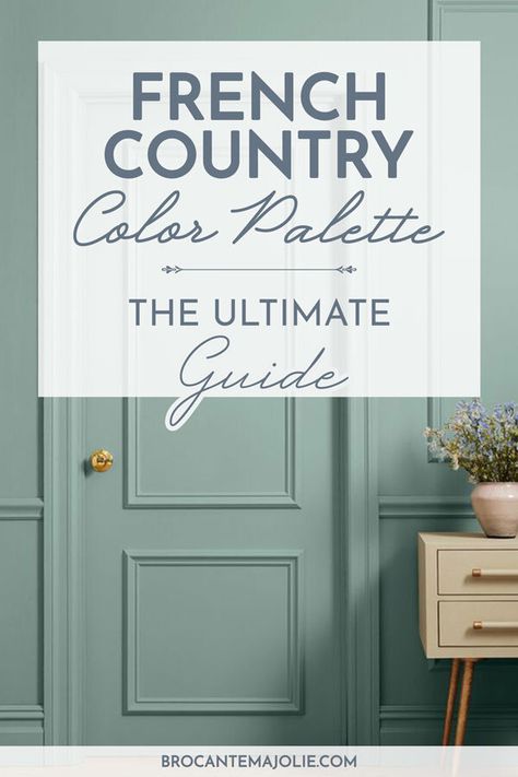 Country Color Palette, French Country Paint Colors, Country Paint Colors, French Country Color Palette, French Country Colors, French Country Ideas, French Country Interiors, Country Colors, French Country Living