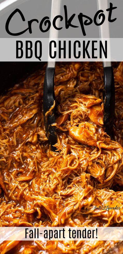 Crockpot Bbq Pulled Chicken, Bbq Pulled Chicken Recipes, Crockpot Bbq Chicken, Pulled Chicken Recipes, Bbq Pulled Chicken, Bbq Chicken Recipe, Shredded Bbq Chicken, Bbq Chicken Crockpot, Chicken Crockpot Recipes Easy