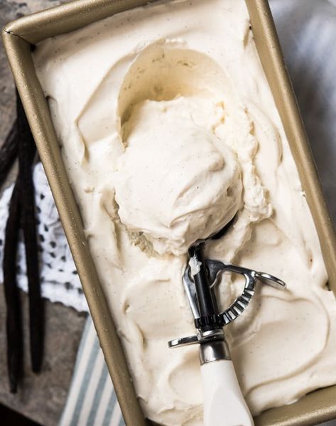 17 No-Churn Dairy-Free Ice Cream Recipes - PureWow Dairy Free Ice Cream Maker Recipes, Fudge Ice Cream, Easy Ice Cream Recipe, Vanilla Ice Cream Recipe, Low Carb Ice Cream, Ice Cream Maker Recipes, Homemade Vanilla Ice Cream, Dairy Free Ice Cream, Easy Ice Cream