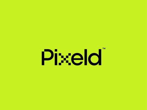 Pixeld Logo 👾🕹 by Jordan Jenkins for unfold on Dribbble Advertising Ideas Marketing, Green Branding, Dot Logo, Game Logo Design, Typo Logo, Photoshop Tutorial Design, Digital Health, Blonde Guys, Learning Design