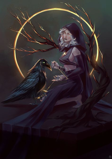 ArtStation - Bound, Nina Dordevic 다크 판타지, Witch Art, Poses References, Wow Art, Arte Fantasy, Fantasy Inspiration, Fantasy Artwork, Character Portraits, Dark Fantasy Art