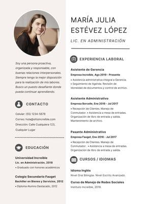 Curriculum Vitae de Mujer Profesional con Foto Femenino Rosa - Templates by Canva Cv Models, Curriculum Vitae Design, It Cv, Cv Design Template, Affordable House Plans, Curriculum Design, Professional Cv, Documents Design, Cv Design