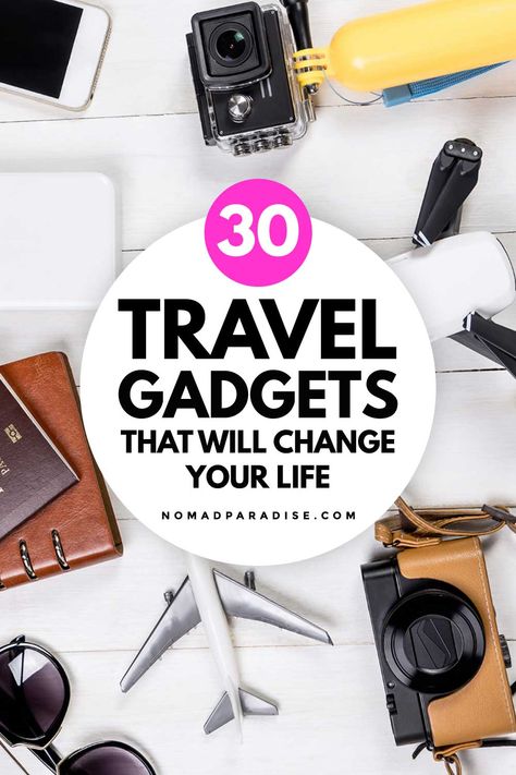 Travelling Gadgets, Travel Gadgets Accessories, Video Hacks, Best Travel Gadgets, International Trip, Travelling Tips, Trip Aesthetic, Tech Essentials, Best Travel Accessories