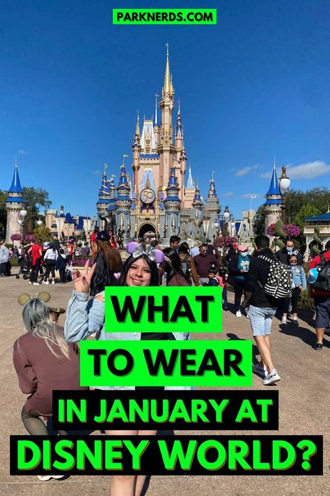 What To Wear in January At Disney World? Cold Disney World Outfits, Disney Mom Outfits Winter, Disney Nye Outfit, Disney World Outfit Ideas Winter, Winter At Disney World Outfit, Disney In The Winter, Magic Kingdom Outfit January, Orlando In January Outfit, Disney World Outfit Winter