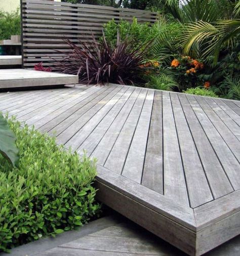 Top 50 Best Modern Deck Ideas - Contemporary Backyard Designs Ideas Para Decorar Jardines, Contemporary Backyard, Modern Deck, Wooden Walkways, Wooden Deck, Have Inspiration, Diy Deck, Backyard Deck, Deck Garden