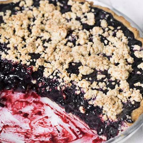 Raw Wild Blueberry Pie Loaded with juicy wild blueberries that burst in your mouth and are piled into a sweet coconut date crust, this Wild Blueberry Pie, Medical Medium Recipes, Medium Recipe, Blackberry Crumble, Bruschetta Toppings, Healing Recipes, Almond Paste, Medical Medium, Blueberry Pie