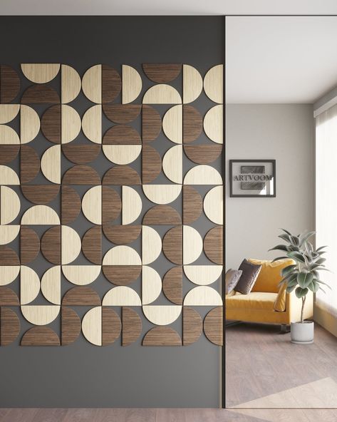 Abstract Wooden Wall Art, 3d Print Wall Art, Mdf Panelling Wall, Mdf Wall Panel Ideas, Canada Apartment, Mdf Wall Art, Mdf Wall Decor, Mdf Wall Panels, Modern Wall Paneling