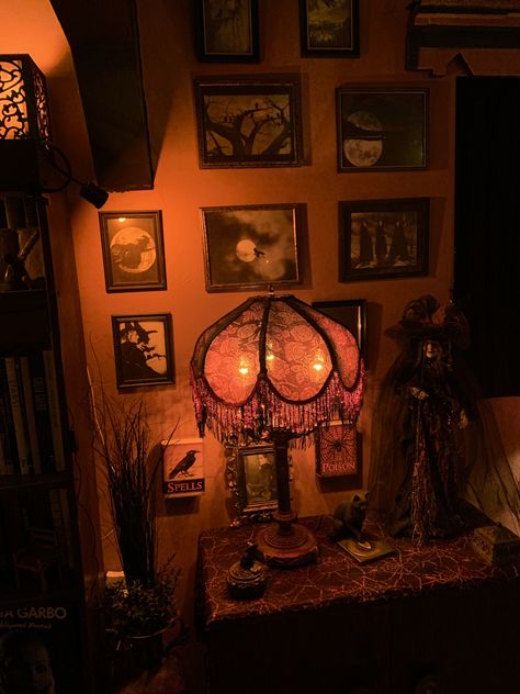 Whimsy Goth Bedroom, Witchy House, Witchy Room, Aesthetic Garden, Wallpaper Home Decor, Goth Home, Coastal Modern, Garden Aesthetic, Dreamy Room