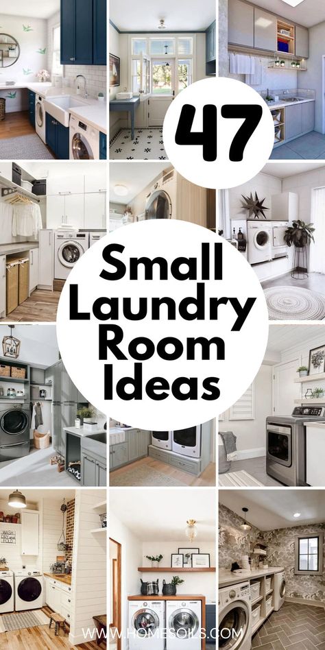 Discover 47 space-saving small laundry room ideas to maximize efficiency. Explore clever storage solutions, compact layouts, and stylish designs perfect for enhancing your laundry space. Transform your laundry room with these inspiring ideas. Updated Laundry Room Small Spaces, Small Laundry Room Backsplash, Home Renovation Laundry Room, Laundry Table With Hanging Rod, Small Laundry Renovation, Save Space Laundry Room, Laundry Room In The Kitchen, Redoing Laundry Room, Laundry Room With Window Ideas