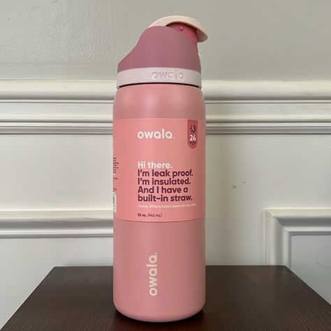 Owala Rosy Dreams 32oz Tumbler Owala Water Bottle Rose Quartz, Air Up Water Bottle Pink, 32 Oz Owala, Pink Bow Owala, Rose Quartz Owala, Owala 32 Oz, Owala Water Bottle Pink, Owala Cup, Owala Tumbler