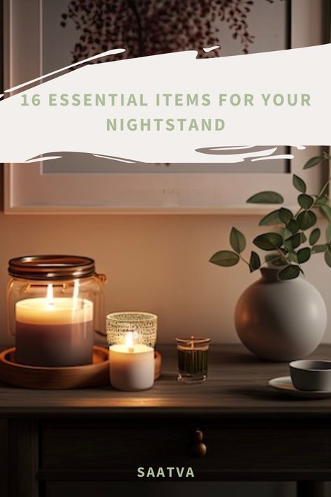 You may have heard that less is more when it comes to the items you keep in your bedroom. But what about your bedroom nightstand? Well, it turns out the items you put on your nightstand or in your bedside table drawers can have an impact on your sleep.   In this article, we’ll cover some of the best items to keep by your bedside for improved sleep. Go ahead and consider this the ultimate go-to guide for nightstand drawer essentials. Bed Side Table Organization, Bedside Table Essentials, Pink Himalayan Salt Lamp, White Noise Machines, Sleep Supplements, Bedside Drawers, Bedside Table Drawers, White Noise Machine, Pillow Spray