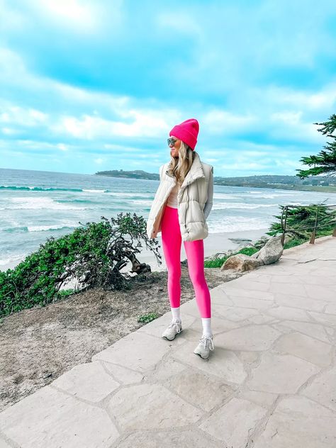 Pink Athleisure Outfits, Pink Athleisure Activewear, Multicolor Workout Leggings In Athleisure Style, Pink Athleisure Activewear Athletic Fit, Pink Athleisure Hoodie Activewear, Multicolor Athleisure Workout Leggings, Pink Athleisure, Spring Athleisure, Athleisure Accessories