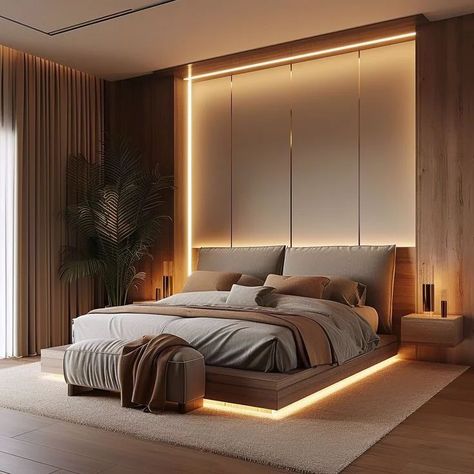 BEDROOM DESIGN IDEAS Japandi Bedroom Design, Parents Bedroom, Tropical Bedrooms, Modern Luxury Bedroom, Luxury Bedroom Master, Bedroom Bed Design, Elegant Bedroom, Modern Bedroom Design, Minimalist Bedroom