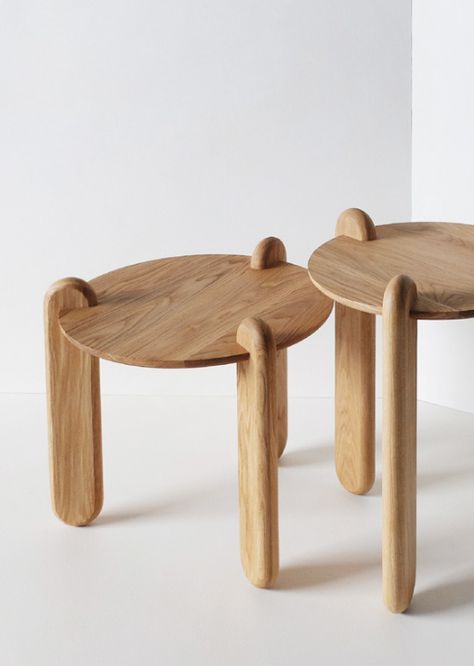 Stool Design Ideas, Wood Stool Design, Table Furniture Design, Wooden Furniture Design, Stools Design, Kaufmann House, Handmade Stool, Wood Stools, Stool Wood