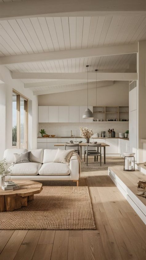 Modern Scandinavian Farmhouse, Minimalist Modern Farmhouse, Minimalist Decor Ideas, Modern Farmhouse Interior, Scandinavian Farmhouse, Minimalist Farmhouse, Starting Fresh, Neutral Color Palette, Soft Minimalism