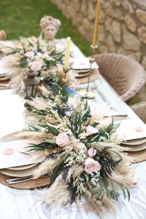 Please be informed that our TABLE and ARCH Flowers have the SAME SIZES; so for example you can get one of those and use for multiple purposes if your wedding organization supports... Please check the links below for matching items: (Please select BLUSH PINK ROSES) Matching Bouquet: https://www.etsy.com/listing/1156912797/bridal-bouquet-bridal-accessories Matching Centerpieces: https://www.etsy.com/listing/1410759031/centerpieces-center-flower-wedding?ref=listings_manager_grid Matching Bouquet Flowers Framed https://www.etsy.com/listing/1383519256/pressed-flower-frame-flower-preservation?ref=listings_manager_grid Matching boutonniere: https://www.etsy.com/listing/1223421128/boutonniere-100-dried-boutonniere?ref=listings_manager_grid Matching corsage: https://www.etsy.com/listing/1242215033/ Classy Country Wedding Decor, Blush And Champagne Wedding Colors, Boho Table Decor Wedding, Cactus Wedding Decor, Boho Centerpieces Wedding, Boho Wedding Pink, Blush Pink Wedding Decor, Western Chic Wedding, Beach Wedding Table Centerpieces