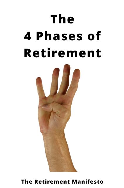 The 4 Phases of Retirement - The Retirement Manifesto 4% Rule For Retirement, How To Retire, When To Retire Tips, Retirement Goals & Inspiration, Things To Do When Retired, What To Do In Retirement, Retirement Activities Things To Do Ideas, Things To Do When You Retire, Retirement Vision Board