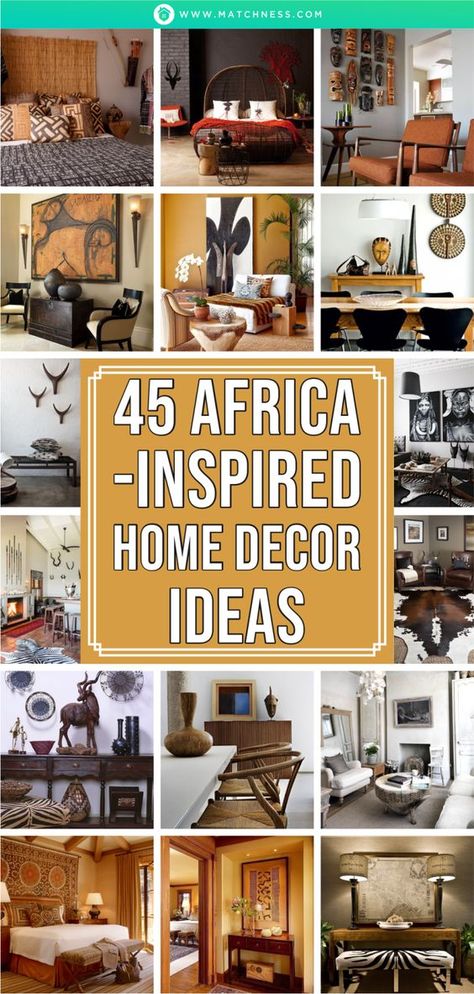 African Themed Living Room Modern, Afro Decor Home, African Chic Decor, Afro Boho Decor African Interior, Living Room African Style, African Boho Decor, Afrocentric Interior Design, Afro Bohemian Style Decor Living Room, African Style Living Room