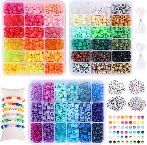 Diy Bracelet Ideas With Beads, Bracelet Ideas With Beads, Ideas With Beads, Diy Bracelet Ideas, Paper Crafts For School, Crafts For School, Beads Kit, Pony Bead Bracelets, Kandi Bracelets