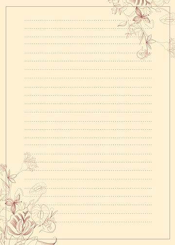 stationery,line,yellow,flowers,background,simple,letter paper,character,cream background Cute Letter Paper Designs, Background For Letter Writing Vintage, Notebook Lines Background Aesthetic, Paper With Lines Aesthetic, Letters Template Aesthetic, Lined Paper Wallpaper Aesthetic, Lined Letter Paper Printable, Paper For Letters Aesthetic, Pretty Lined Paper