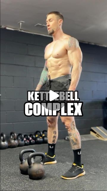 Jay T. Maryniak on Instagram: "Full Body Kettlebell Complex for building strength and endurance🔥  Use a pair of kettlebells that really challenges you but still allows you to maintain excellent technique throughout✅  The full workout is in this weeks full body workout inside the Functional PUMP daily workouts inside the app.  Link in bio 💯  #kettlebell #kettlebellworkout #hiit #hiitworkout" Kettlebell Circuit Workout, Kettle Bell Workout Men, Advanced Workout Routine, Full Body Kettlebell, Kettlebell Hiit, Kettlebell Workout Routines, Crossfit Workouts Wod, Full Body Kettlebell Workout, Hiit Workout Videos