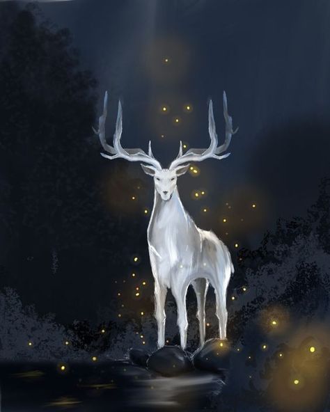 Magical Elk ✨ Spiritual Art found online - please comment the artist if you know them! // magical art // spirit animals // psychic art // psychic advice // online psychic #spiritanimals #magicalelk #magicalart Deer Artwork, Hope Light, Illustration Series, Deer Illustration, Magic Aesthetic, Magical Art, Creatures Of The Night, White Stag, Fantasy Creatures Art