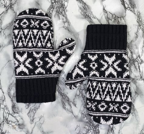 Crochet mittens