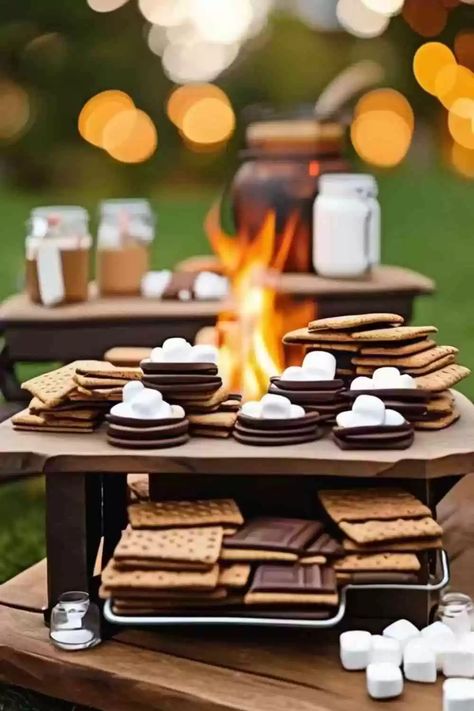 50 Super Fun Bonfire Party Ideas - Fun Party Games Ideas for Adults and Kids Bon Fire Ideas, Bombfire Party, Fall Bonfire Party Ideas, Bonfire Party Decorations, Beach Bonfire Ideas, Bonfire Pictures, Fall Bonfire Party, Bonfire Party Ideas, Bonfire Aesthetic