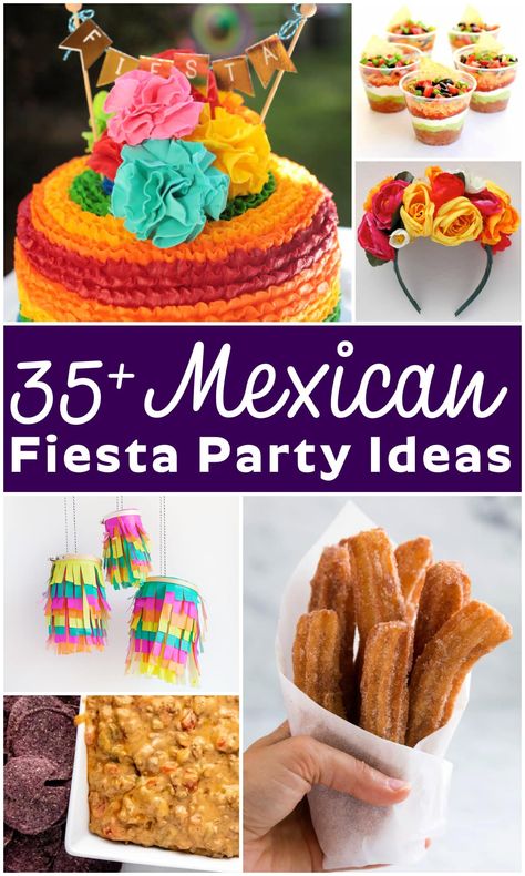 Get ready to throw the ultimate fiesta with these sizzling Mexican party ideas! From colorful decorations to mouthwatering dishes, discover how to create an unforgettable celebration filled with festive flair and delicious flavors. Ole! Food For A Fiesta Party, Mexican Fiesta Finger Foods, Engagement Fiesta Party Ideas, Ideas For Mexican Theme Party, Fiesta Party Foods, Taco Birthday Party Ideas, Fiesta Dessert Ideas, Christmas Fiesta Party, Fiesta Party Food Ideas