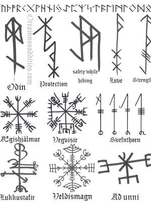 Viking Tattoos: Symbology of the Northmen | Tattoodo Rune Vichinghe, Viking Symbols And Meanings, Viking Rune Tattoo, Norse Mythology Tattoo, Korean Tattoo, Nordic Symbols, Arte Viking, Viking Tattoo Symbol, Viking Tattoo Sleeve