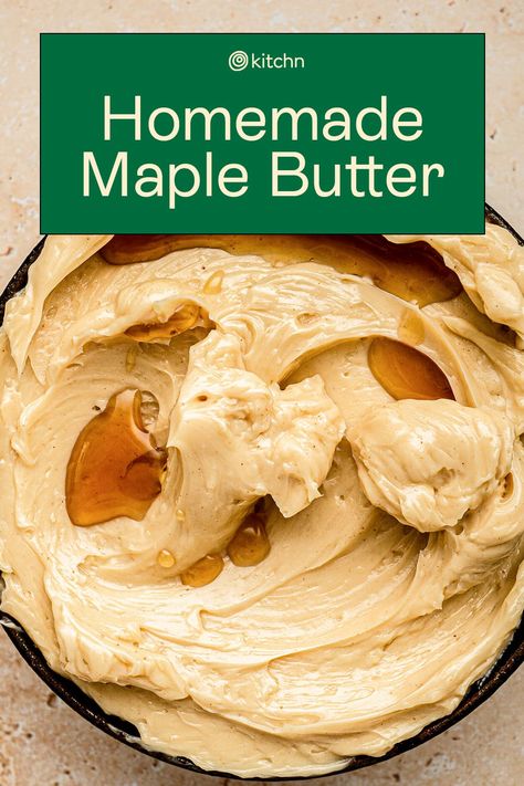 Maple Butter Recipe, Flavored Butter Recipes, Butter Recipes Homemade, Maple Recipes, Maple Syrup Recipes, Maple Butter, Flavored Butter, Sweet Butter, Homemade Butter