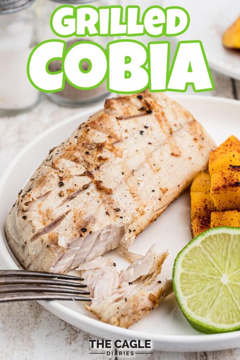 Grilled Cobia Cobia Fish Recipes, Authentic Creole Recipes, Cobia Recipes, Cobia Fish, Seafood Boil Recipes, Shellfish Recipes, Summer Grilling Recipes, Seafood Appetizers, Fish Recipes Healthy