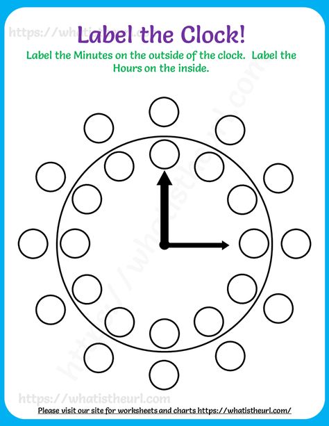 Images By Glarybette Rojas On Worksheets 045 Clock Worksheets, Clock Face Printable, Teacher Images, Clock Labels, Clock Template, Time Worksheets, Classroom Freebies, Teaching Time, Book Pins