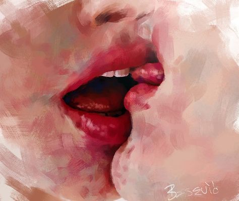 Abstract Painting, Kiss