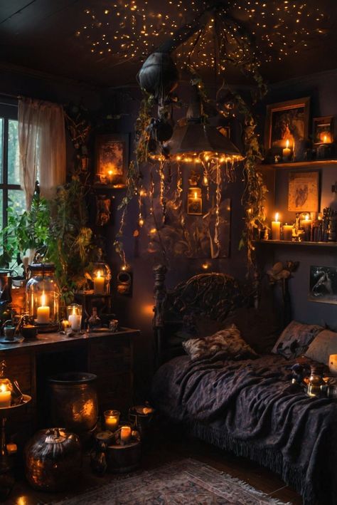 Fall Furniture , Autumn Cozy Fall ,Decor Easy Fall ,
Decor Neutral Fall ,Decor Fall ,Decor Inspiration ,Fall Decor Ideas Pagan Home Decor Interior Design, Witchy Bedroom White Walls, Witchy Academia Bedroom, Cute Goth Room Ideas, Witches Bedroom Ideas, Bedroom Inspirations Gothic, Occult Home Decor, Pagan Bedroom Ideas, Dark Witchy Decor