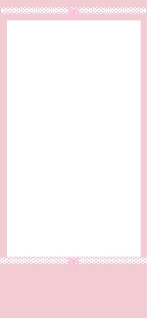 White Wallpaper Pink Border, White Wallpaper With Pink Border Iphone, Pink Wallpaper Border, Homescreen Customization, Kawaii Wallpapers, Magical Girl Aesthetic, Wallpaper Soft, Lockscreen Aesthetic, Pink Border