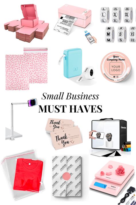 The Ultimate Checklist for Small Business Essentials - JOYFUL OASIS Products For Small Business, Ideas For A Small Business Products, Small Beauty Shop Ideas, Small Business Materials, Business Essentials Products, Small Business Ideas 2024, Small Business Must Haves Products, Small Business Necessities, Small Bussines Idea Craft