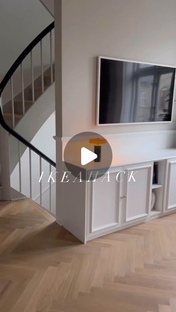 Ikea Cabinet Tv Stand, Tv Stand Hack Ikea, Metod Ikea Tv, Ikea Tv Hack Ideas, Kallax Tv Stand Ideas, Kallax Living Room Tv Stands, Ikea Tv Stand Hack Diy, Under Tv Cabinet Ideas, Kallax Ikea Tv Stand