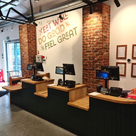 Bespoke Retail Counters designed, manufactured and installed at our Award Winning Farm Shop customer checkout area 😎 View our new website dedicated to bespoke shop counters, custom retail checkouts and reception desks 💻 shop-counters.co.uk by Stagecraft Display Ltd We specialise in tailor-made solutions to suit our customers' unique needs Contact us to discuss your retail display needs 📧 sales@stagecraft-uk.com 📞 01686629096 Shop-Counters.co.uk is part of @stagecraftdisplay Check out our m... Grocery Cashier Counter Design, Retail Store Check Out Counter, Unique Checkout Counter, Diy Cash Wrap Counter, L Shape Cash Counter Design Retail Shops, Cash Register Counter Ideas, Display Counter Design, Cashier Counter Design, Retail Checkout