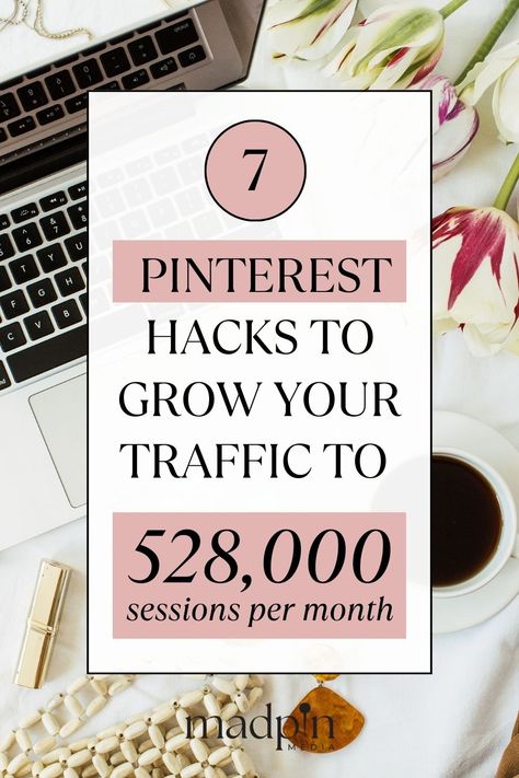 Discover 7 powerful Pinterest hacks to grow your traffic and boost your blog! Learn effective marketing strategies, get more pin saves, and understand the Pinterest algorithm to increase your pageviews. Ideal for bloggers aiming to grow their Pinterest presence. Pin this for later and dive into the details! Pinterest Blogging Tips, Pinterest For Bloggers, How To Grow On Pinterest, Pinterest Obsessed, Growth Board, Shopify Seo, Grow Pinterest, Appeal Letter, Feminine Business