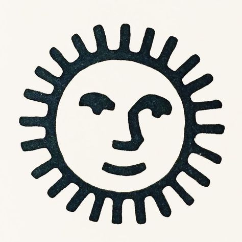 New Branding, Illustration Simple, Sun Illustration, Posca Art, Desenho Tattoo, Lino Print, Tandem, A Face, Linocut