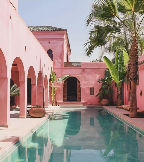 FROM THE MOODBOARD: Our wanderlust dreams are transporting us to the vibrant hues and intricate designs of Moroccan interiors. Dreaming of adventures in exotic lands. Who’s ready to join us? Moroccan Vacation, Marrakech Interior, Moroccan Terrace, Chevron Flooring, Moroccan Villa, Moroccan Houses, Villa Vacation, Simple Decoration, Moroccan Homes