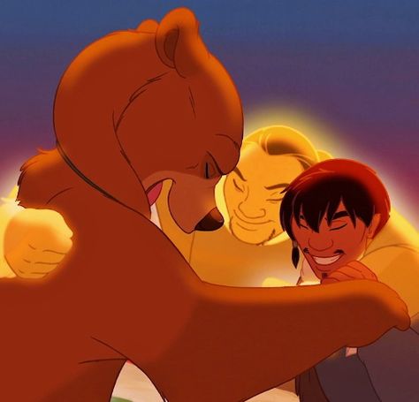 Sitka, Denahi, and Kenai. Three brothers. I love this story. So. So. So much. Disney Amor, Animation Movies, Brother Bear, Childhood Movies, Disney Animals, Disney Addict, Old Disney, Disney Aesthetic, Upcoming Films