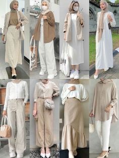 Mix And Match Outfits Hijab, Muslimah Fashion Casual, Stylish Outfits Casual, Rok Outfit, Estilo Hijab, Modest Casual Outfits, Muslimah Outfit, Hijab Trends, Muslim Outfits Casual