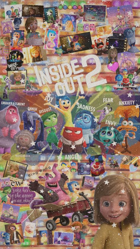 Just watched Inside Out 2! Iphone Wallpaper Inside, Inside Out Riley, Baby 2 Announcement, Bing Bong, Disney Inside Out, Inside Out 2, 2nd Baby, Moon Child, Disney Love