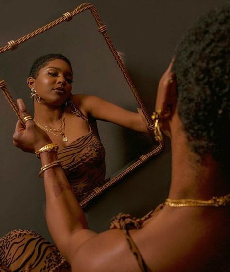 Mirror Mirror on the Wall | Melanin Adorned 21st Birthday Photoshoot, Beautiful Photoshoot Ideas, Pose Fotografi, Creative Photoshoot Ideas, Glam Photoshoot, Black Photography, Beauty Photoshoot, Fun Photoshoot, Photographie Inspo