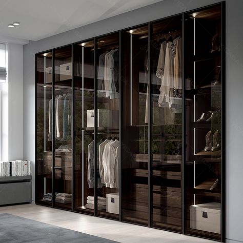 Glass Wardrobe Design, Wardrobe Design Bedroom Sliding, Modern Wardrobe Design Sliding Doors, Wardrobe Design Bedroom Modern, Wardrobe Internal Design, Modern Wardrobe Design, Wardrobe Laminate Design, Sliding Door Wardrobe Designs, Glass Wardrobe