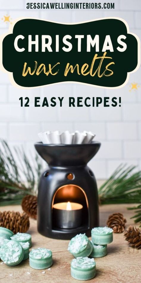 These all-natural soy wax melt recipes are perfect for Christmas! With gingerbread men, Christmas trees, candy cane, spiced cider, eggnog, and cranberry orange clove scented wax melts there's something here for everyone!, Diy Candles, Soy Wax Melts Diy, Herbal Wax Melts, Wax Melts Recipes, Diffuser Scents, Christmas Scent, candle melts, wax tarts, candle tarts diy Wax Melt Recipes, Diy Candle Wax Melts, Wax Melts Diy, Soy Wax Melts Diy, Herbal Wax Melts, Melts Recipes, Wax Melts Recipes, Diffuser Scents, Candle Scents Recipes