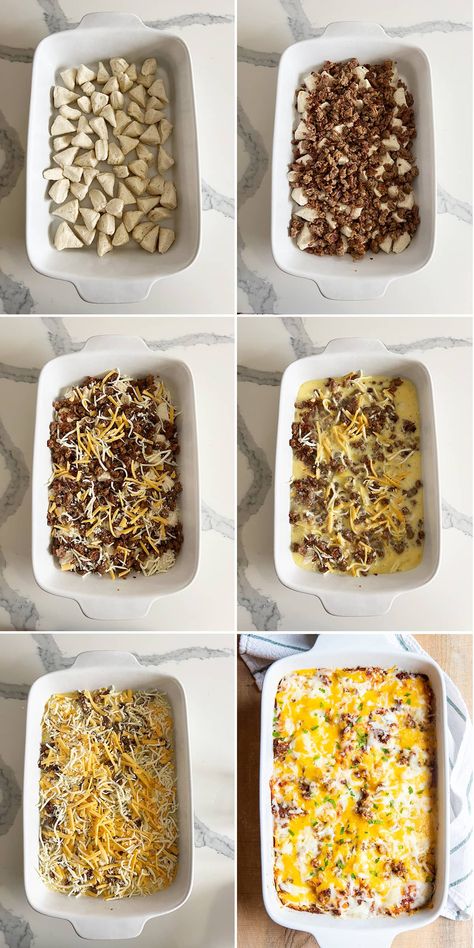 Egg Bake Casserole With Biscuits, Quick Breakfast Ideas For Large Groups, Sausage Breakfast Casserole With Biscuits, Sausage Casserole With Biscuits, Breakfast Ideas With Buttermilk Biscuits, Sausage Biscuit Bake, Biscuit And Sausage Casserole, Dump And Go Breakfast Casserole, Casseroles For Breakfast