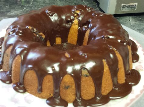 Chocolate Glaze for Bundt Cakes Recipe | Just A Pinch Recipes Frosting For Bundt Cake, Drizzle Frosting, Bundt Cake Glaze, Chocolate Glaze Recipes, Coconut Dessert, Glaze For Cake, Chocolate Bundt Cake, Chocolate Icing, Bundt Cakes Recipes